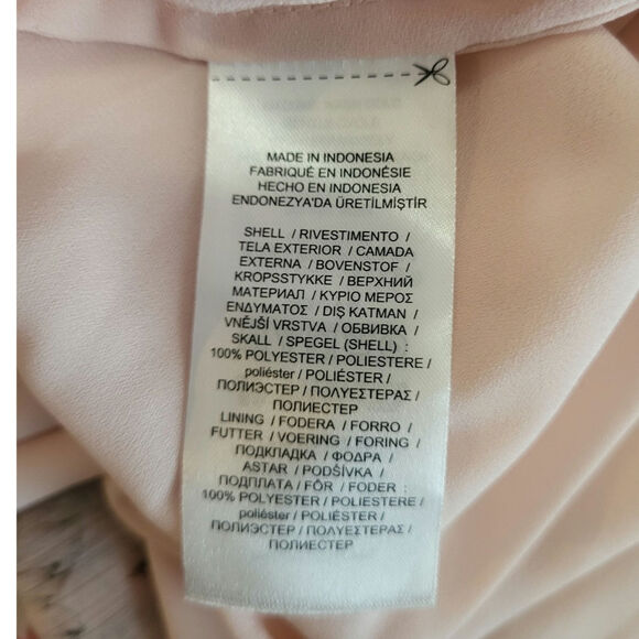 Ralph Lauren Light Pink Floral Flowy Ruffle Tiered Maxi Whimsy Boho Skirt GUC 14 - Picture 4 of 4